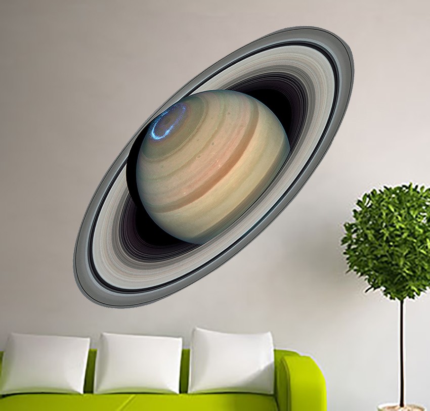 Adesivo pianeta anello Saturno fosforescente - immagine 4
