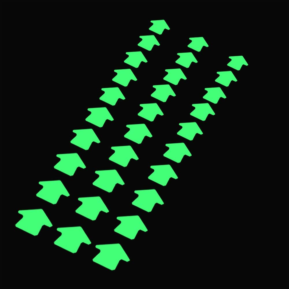 Phosphorescent Arrow/Circle Stickers - 100 pcs - Image 4