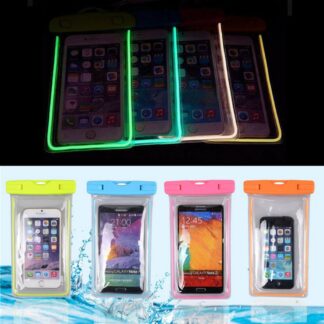 Custodia impermeabile per cellulare fosforescente