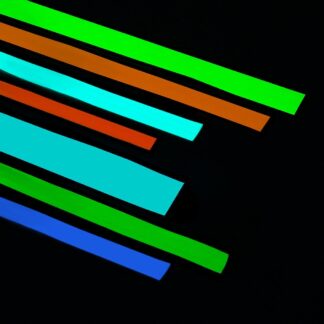 Nastro adesivo Fotoluminescente fosforescente in 4 colori