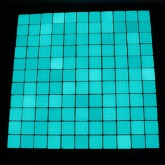 Phosphorescent glazed tiles for interior design