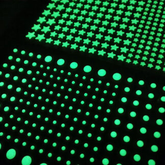 202 fluorescent phosphorescent adhesive stars/dots