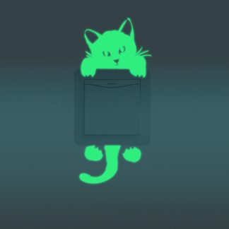 Adesivi fosforescenti interruttori Gatto/Cane