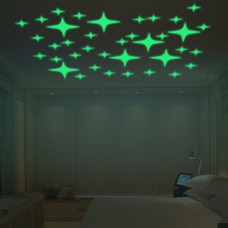 Stelle adesive luminescenti che si illuminano al buio